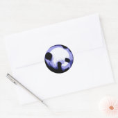 Panda Gezicht Pop Kunst Ronde Sticker (Envelop)