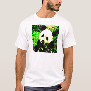 Panda Gezicht Pop Kunst T-shirt
