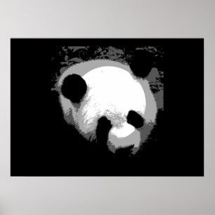 Panda Gezicht Poster Print - Panda Posters