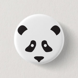 Panda-gezicht Ronde Button 3,2 Cm