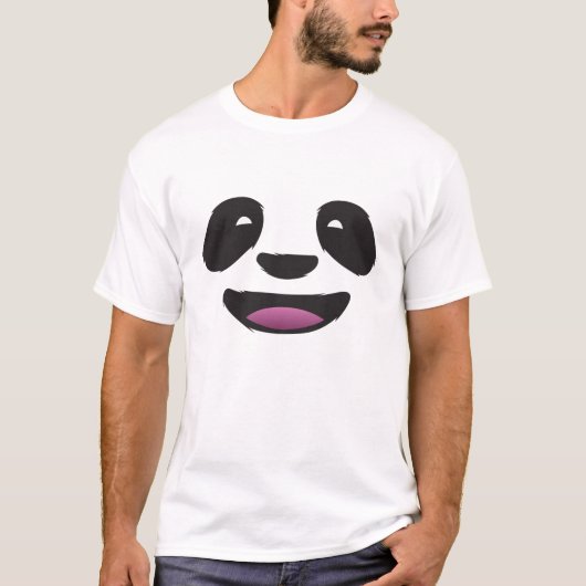 Panda-gezicht T-shirt (Voorkant)