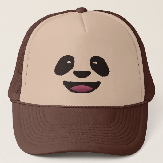 Panda-gezicht Trucker Pet (Voorkant)