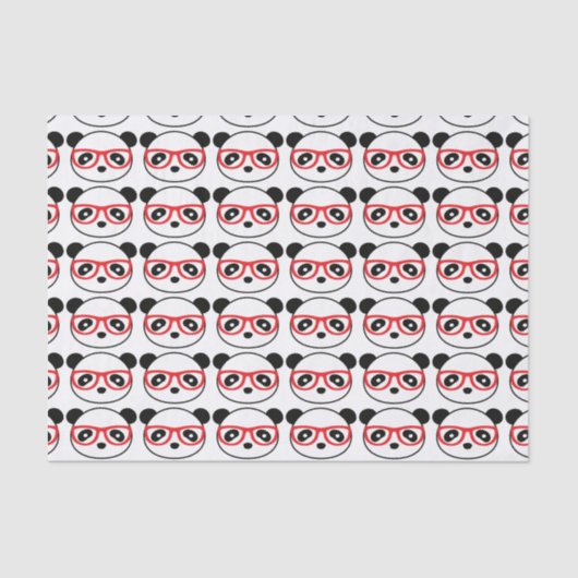 Panda Gift Wrap Paper Tissuepapier (Voorkant)
