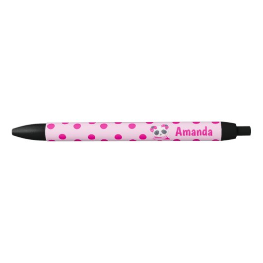 Panda Girl Pink Pen (Voorkant)