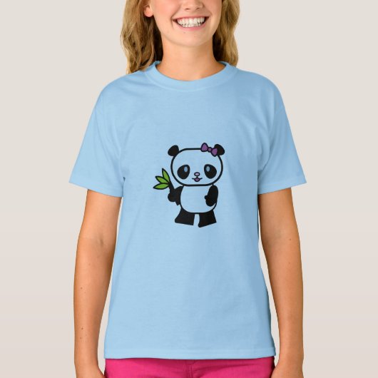 Panda Girls T-Shirt (Voorkant)