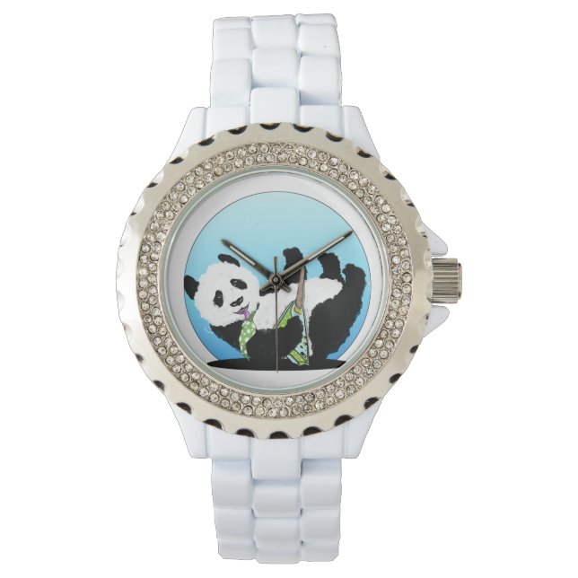 Panda gitaarsolo horloge (Voorkant)