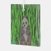 Panda - Glas Ornament (Voorkant links)