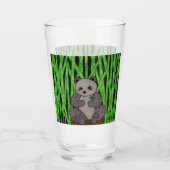 Panda - glazen beker (Achterkant)