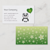 Panda Go Green Visitekaartje (Voorkant / Achterkant)