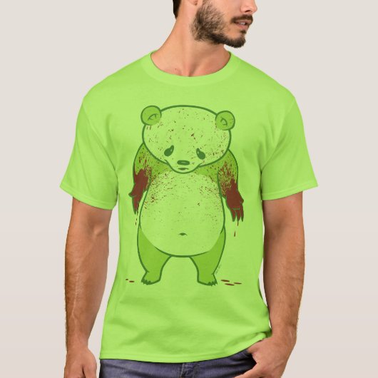 Panda Green T-shirt (Voorkant)