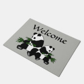 Panda groeien deurmat (Schuin)
