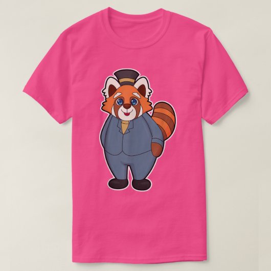 Panda Groom Cylinder Wedding  T-shirt (Design voorkant)