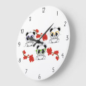 panda grote klok (Hoek)