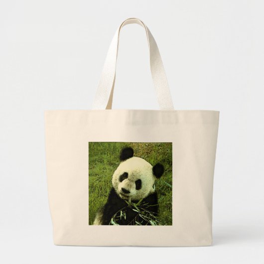 Panda Grote Tote Bag (Voorkant)