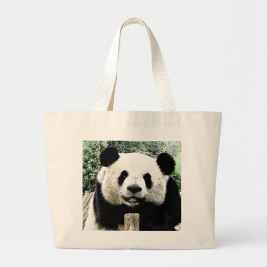 Panda Grote Tote Bag (Voorkant)
