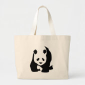 Panda Grote Tote Bag (Voorkant)