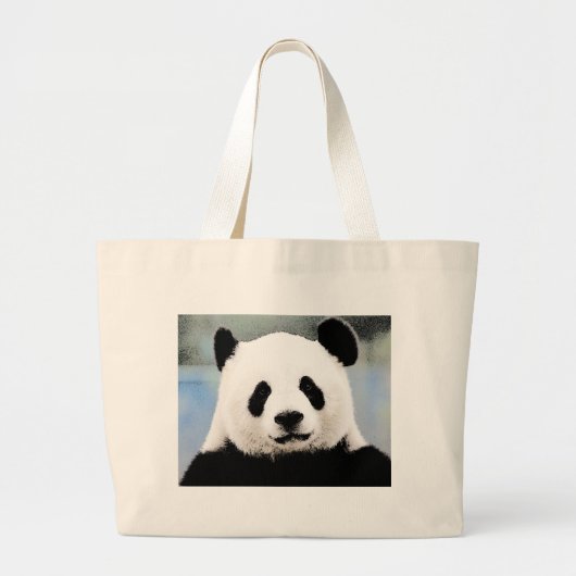 Panda Grote Tote Bag (Voorkant)