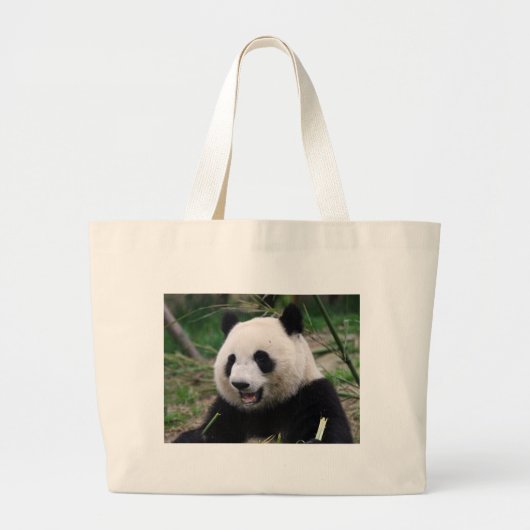 panda grote tote bag (Voorkant)