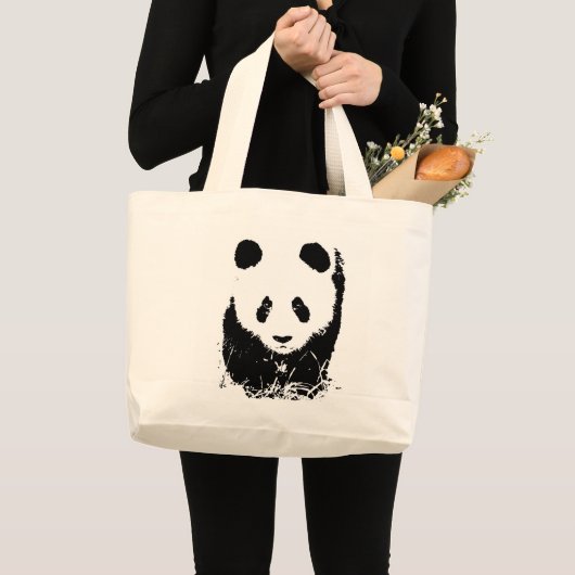 Panda Grote Tote Bag (Voorkant (product))