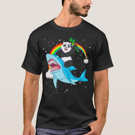 panda-haai t-shirt (Voorkant)