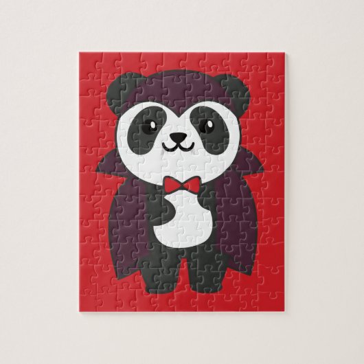 Panda Halloween Cute Devil Kinder Vampire Costume Legpuzzel (Verticaal)