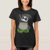 Panda Halloween Heks Magische Potion T-shirt (Voorkant)
