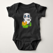 Panda Halloween Pumpkin Romper (Voorkant)
