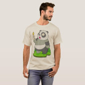 Panda Halloween Zombie T-shirt (Voorkant volledig)