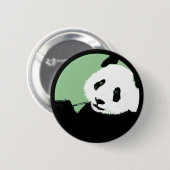 panda. halve cirkel. ronde button 5,7 cm (Voorkant /achterkant)