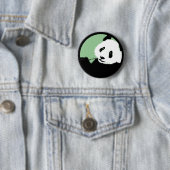panda. halve cirkel. ronde button 5,7 cm (In situ)