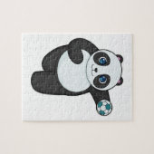 Panda Handball-speler Handball Legpuzzel (Horizontaal)