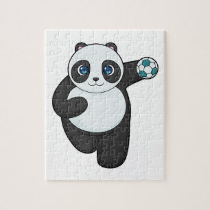 Panda Handball-speler Handball Legpuzzel