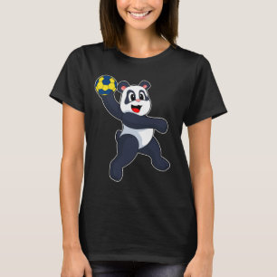Panda Handball-speler Handball T-shirt