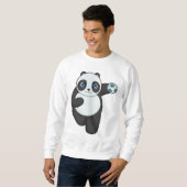 Panda Handball-speler Handball Trui (Voorkant volledig)