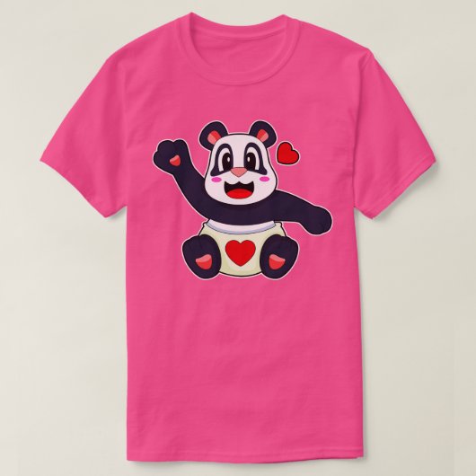 Panda Hart 2 T-shirt (Design voorkant)