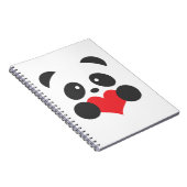 Panda hart notitieboek (Rechterzijde)