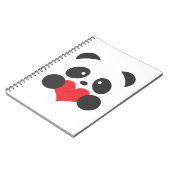 Panda hart notitieboek (Linkerzijde)