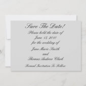 Panda hart slaat de datum op save the date (Achterkant)