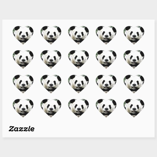 Panda Hart Sticker (Vel)