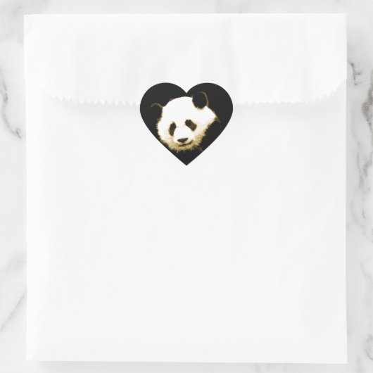 Panda Hart Sticker (Tas)
