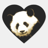 Panda Hart Sticker (Voorkant)