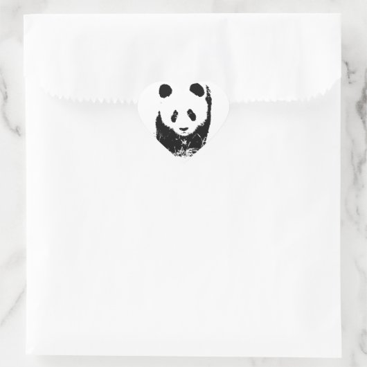 Panda Hart Sticker (Tas)