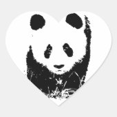 Panda Hart Sticker (Voorkant)