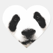 Panda Hart Sticker (Voorkant)