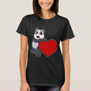 Panda Hart T-shirt