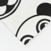 Panda Head TD Fleece Deken (Hoek)