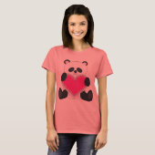 Panda Heart T-shirt (Voorkant volledig)