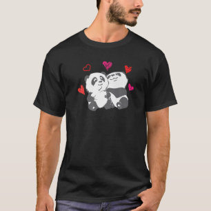 Panda Heart Zoo Animal Beer T-shirt