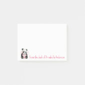 Panda Hearts personaliseren Post-it® Notes (Voorkant)