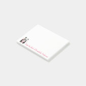Panda Hearts personaliseren Post-it® Notes (Schuin)